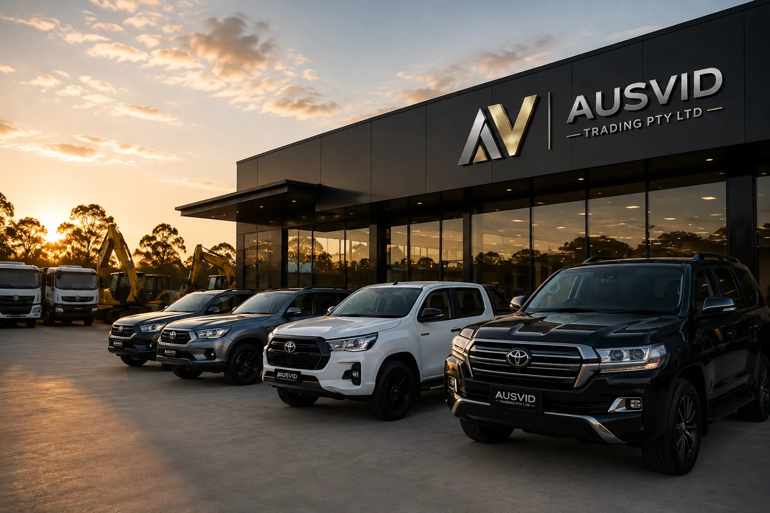Used vehicles and machinery at AUSVID Trading Australia